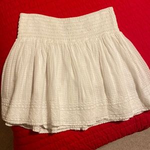 White skirt